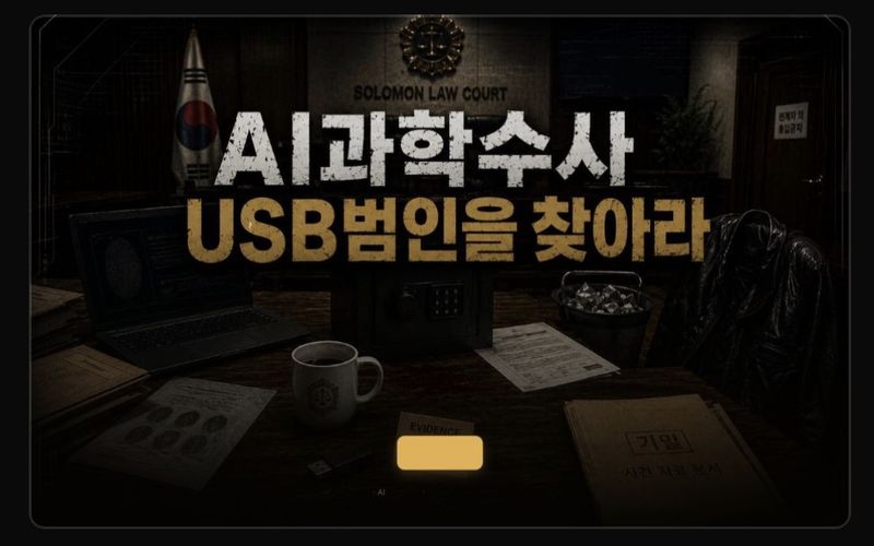 AI 과학수사 화면